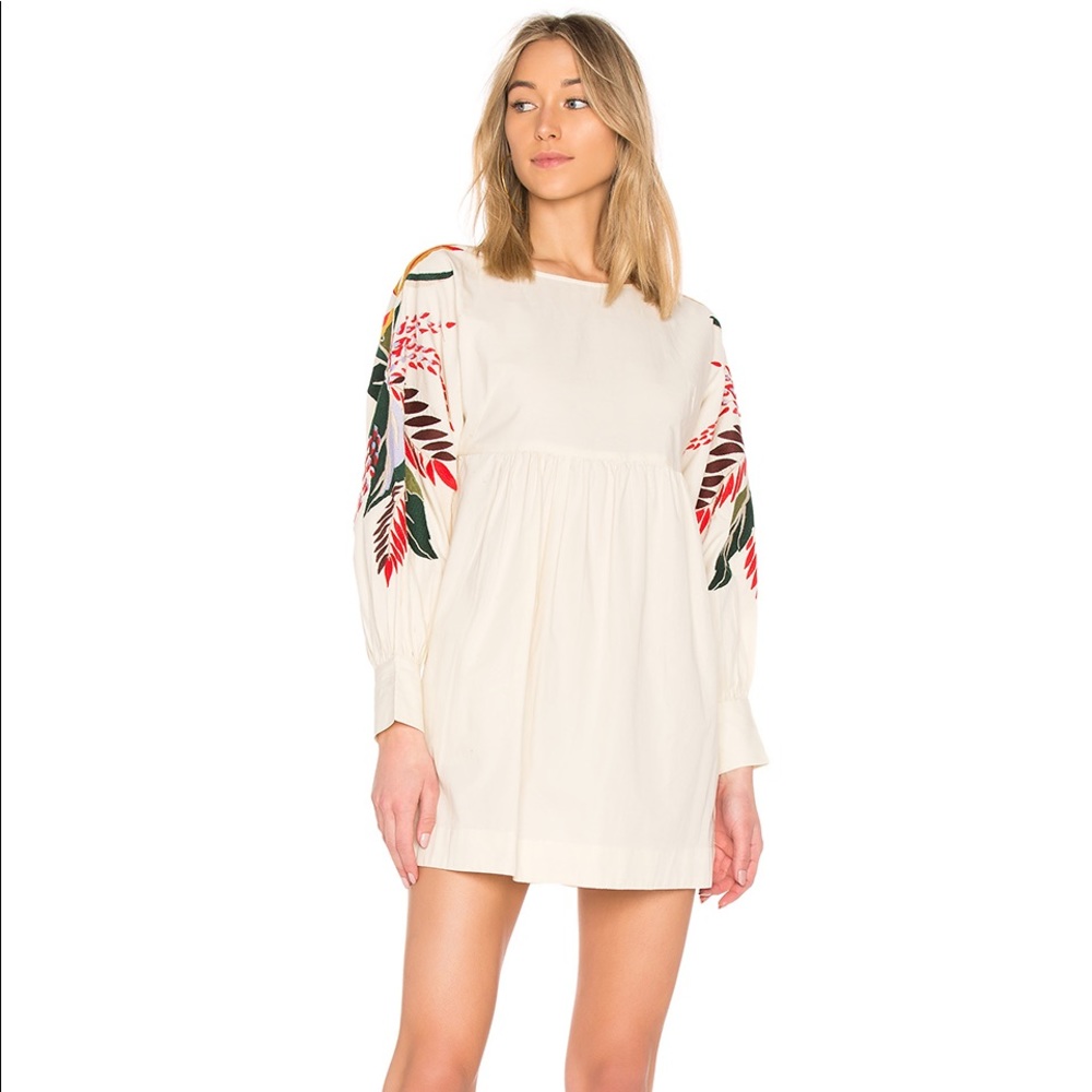 Free People Embroidered Cotton Dress